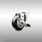 Service Caster 3 Inch 316SS Black Polyurethane Wheel Swivel Bolt Hole Caster with Brake SCC SCC-SS316BH20S314-PPUB-BLK-TLB - alternate 1